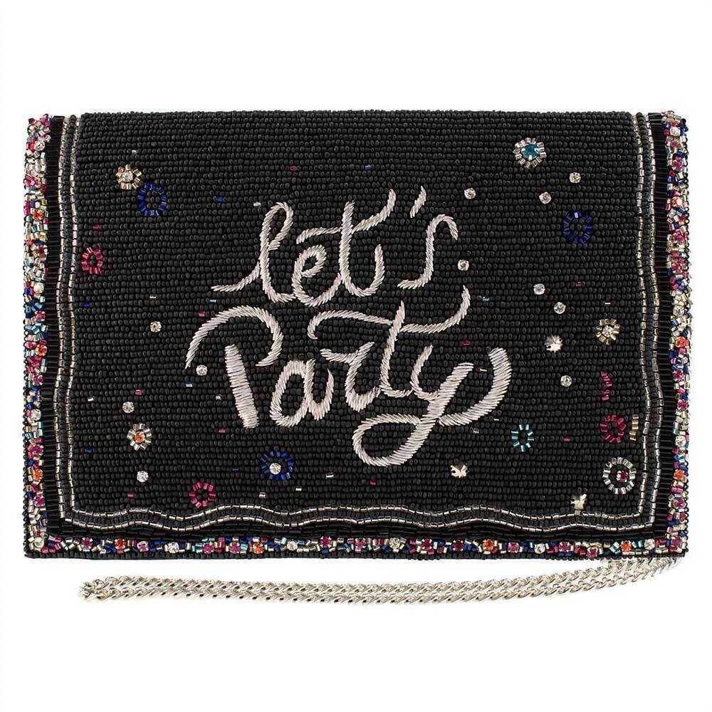NEW MARY FRANCES let’s party clutch crossbody bag in multi